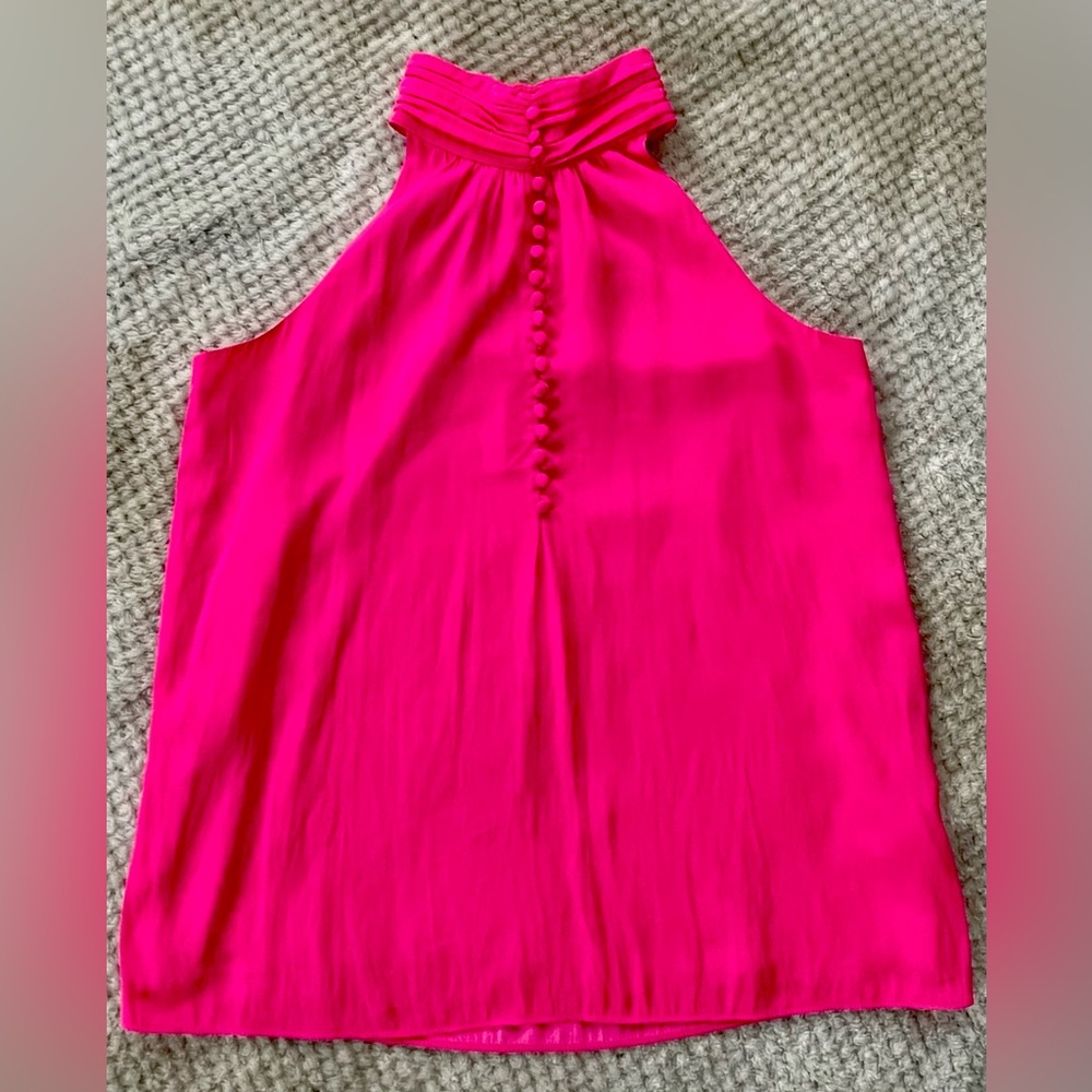 High Neck Lilly Pulitzer Silk Top